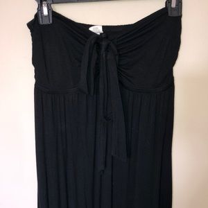 Black maxi dress